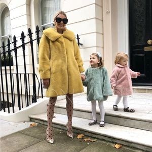 Luxury Mink Faux Fur Coat